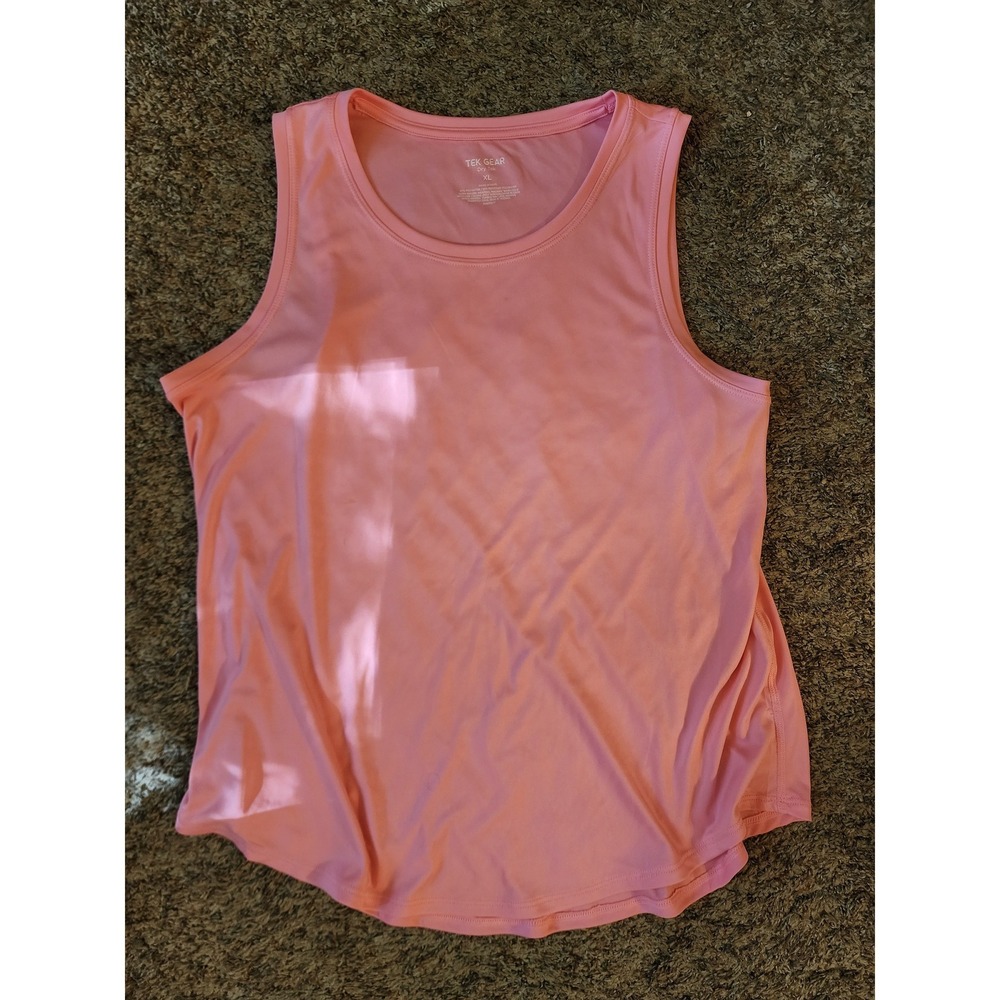 Tek Gear Dry Tek Pink Performance Workout Tank Top Womens XL